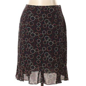 Talbots Petites 100% Silk Black Skirt - NEW